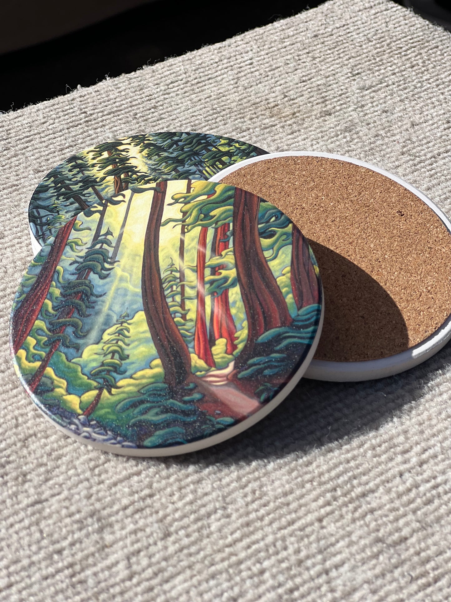 Ceramic Coasters- Forest Series