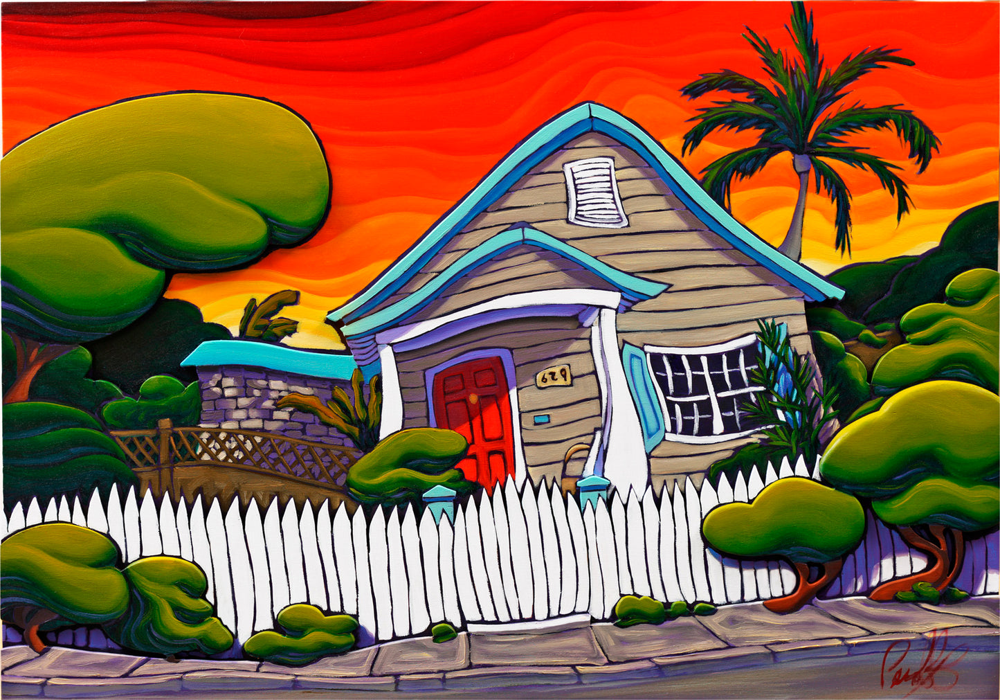 Blazing Sky Cottage Puzzle