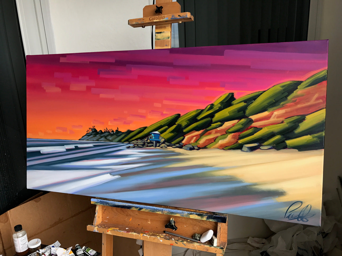 Sunset in Pink at San Elijo