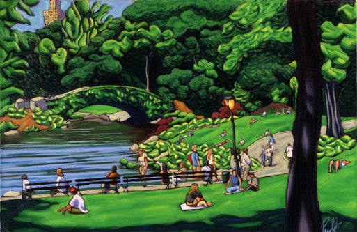 Lit Up in Central Park