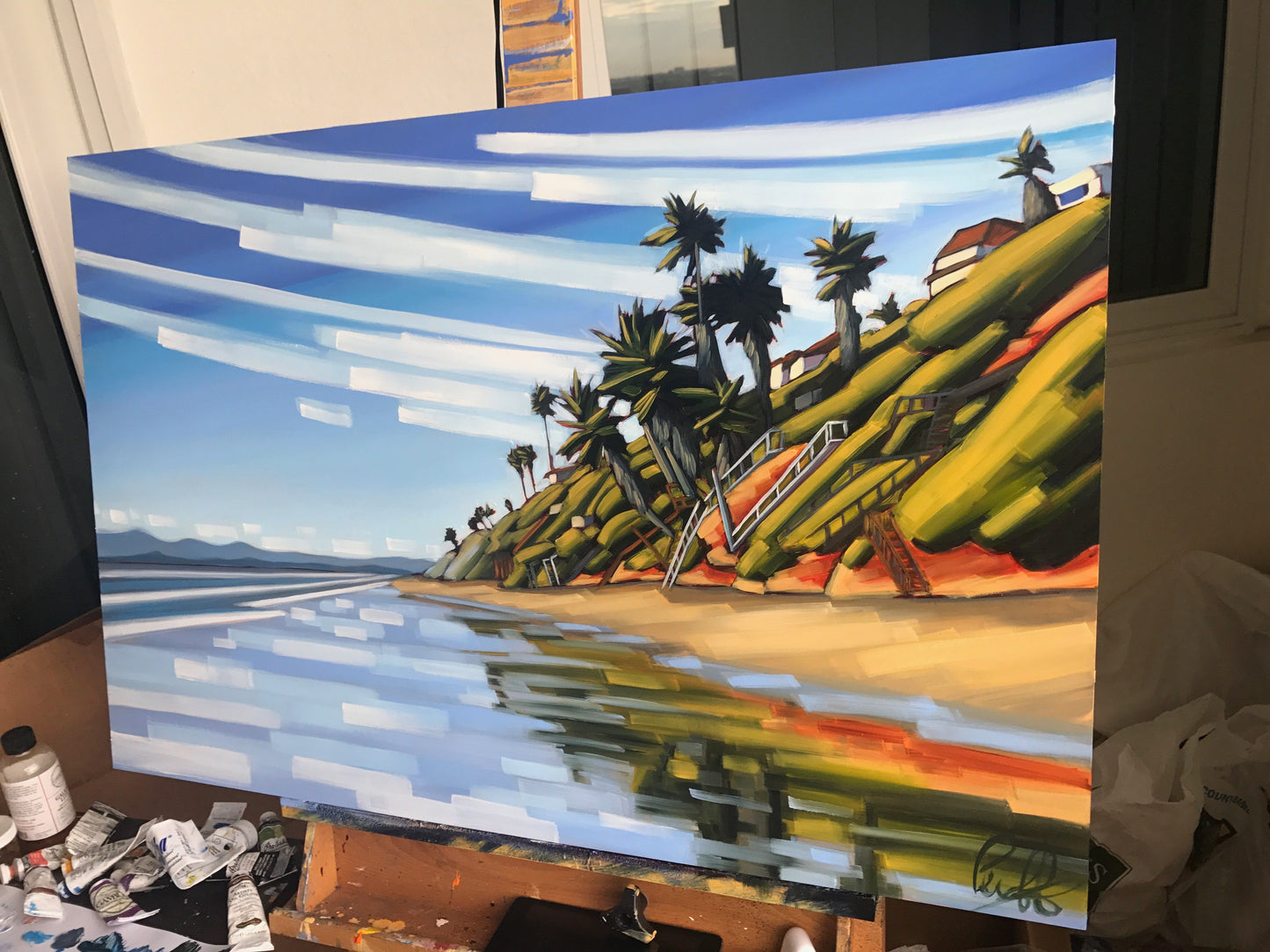 Low Tide at Leucadia Original