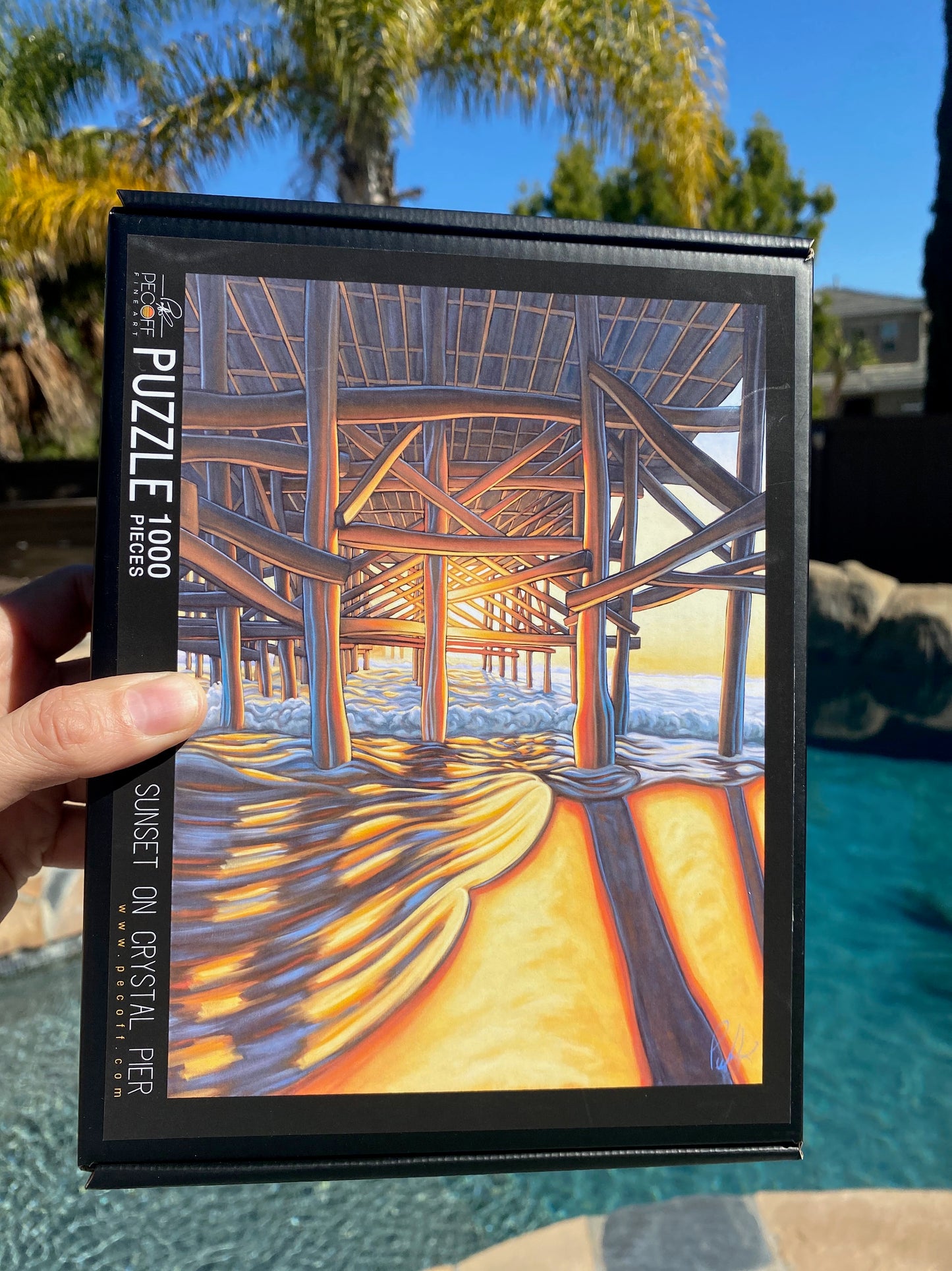 Sunset on Crystal Pier Puzzle