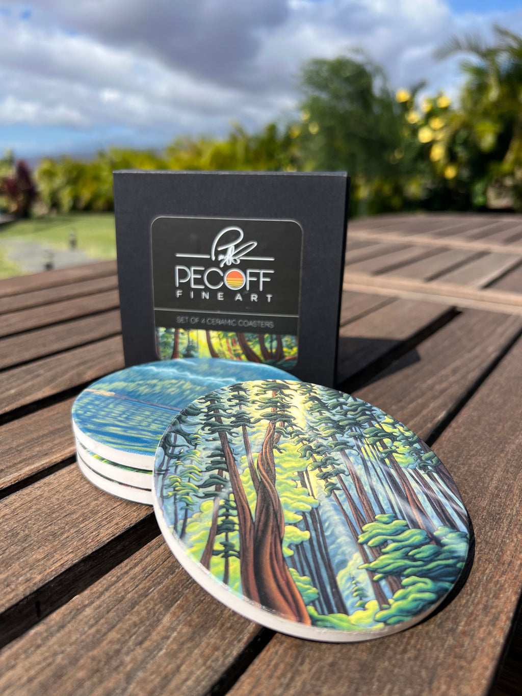 Ceramic Coasters- Forest Series