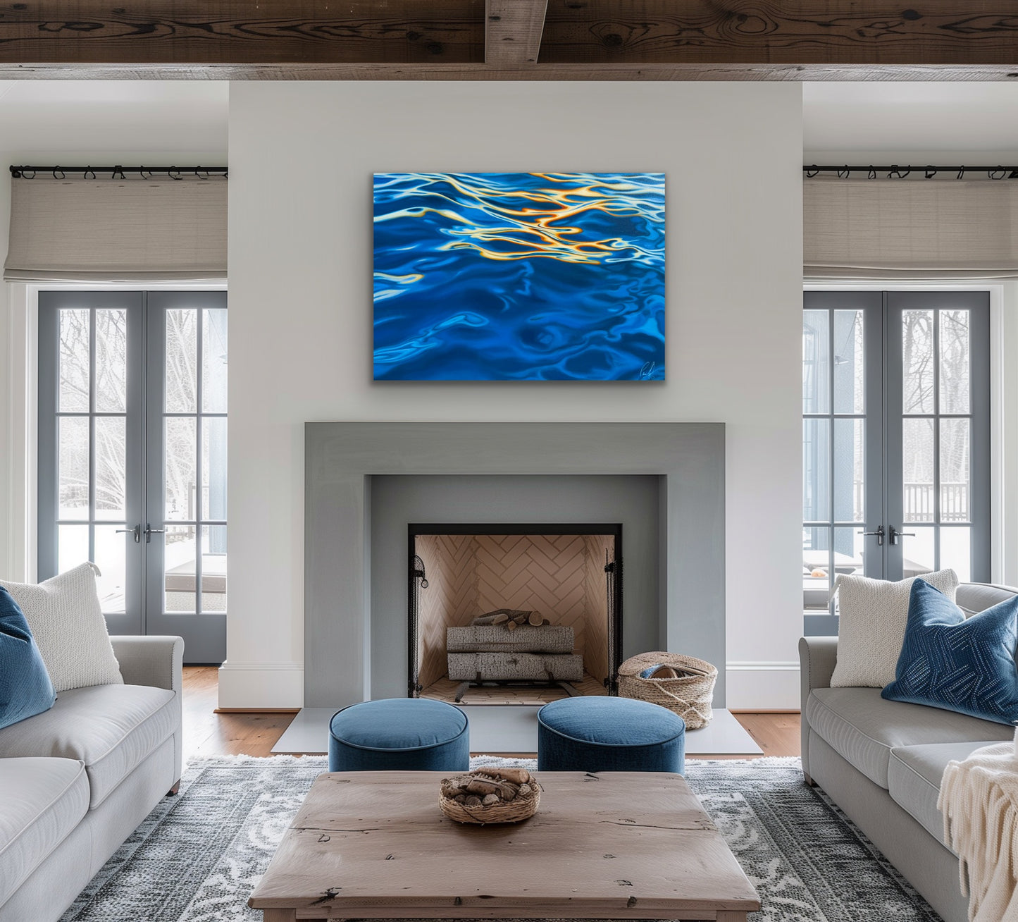 On the Surface of the Deep Blue