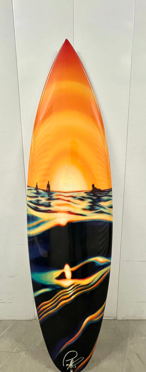 Sunset Glass Surfboard