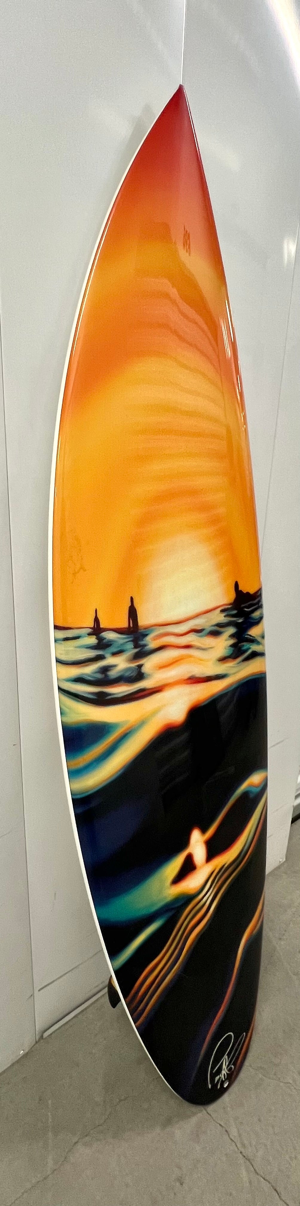 Sunset Glass Surfboard