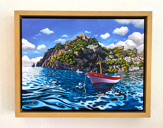 Luce del Mare Small Canvas Giclee Framed