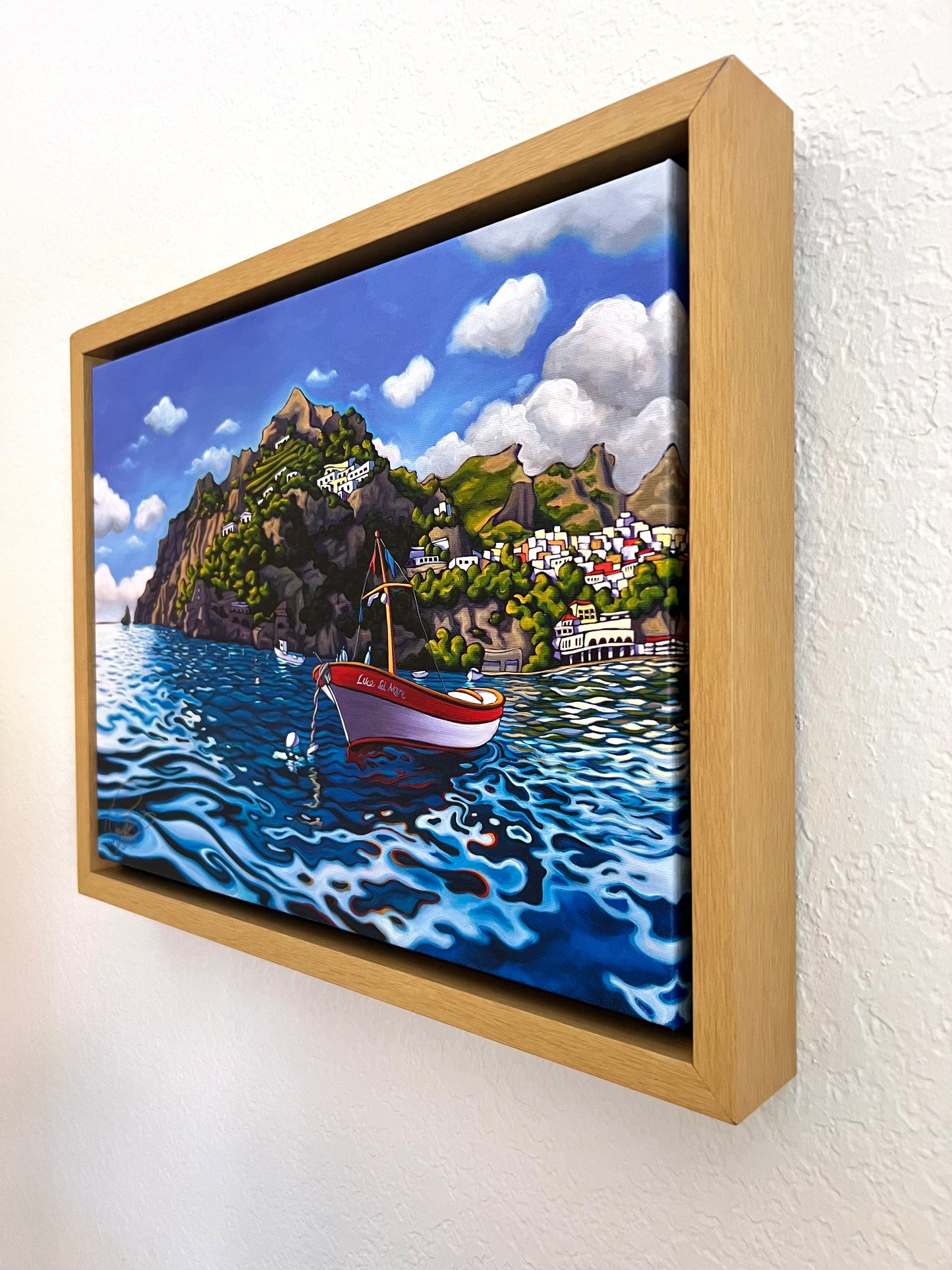 Luce del Mare Small Canvas Giclee Framed