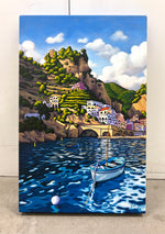 Sunday on the Amalfi Small Canvas Giclee