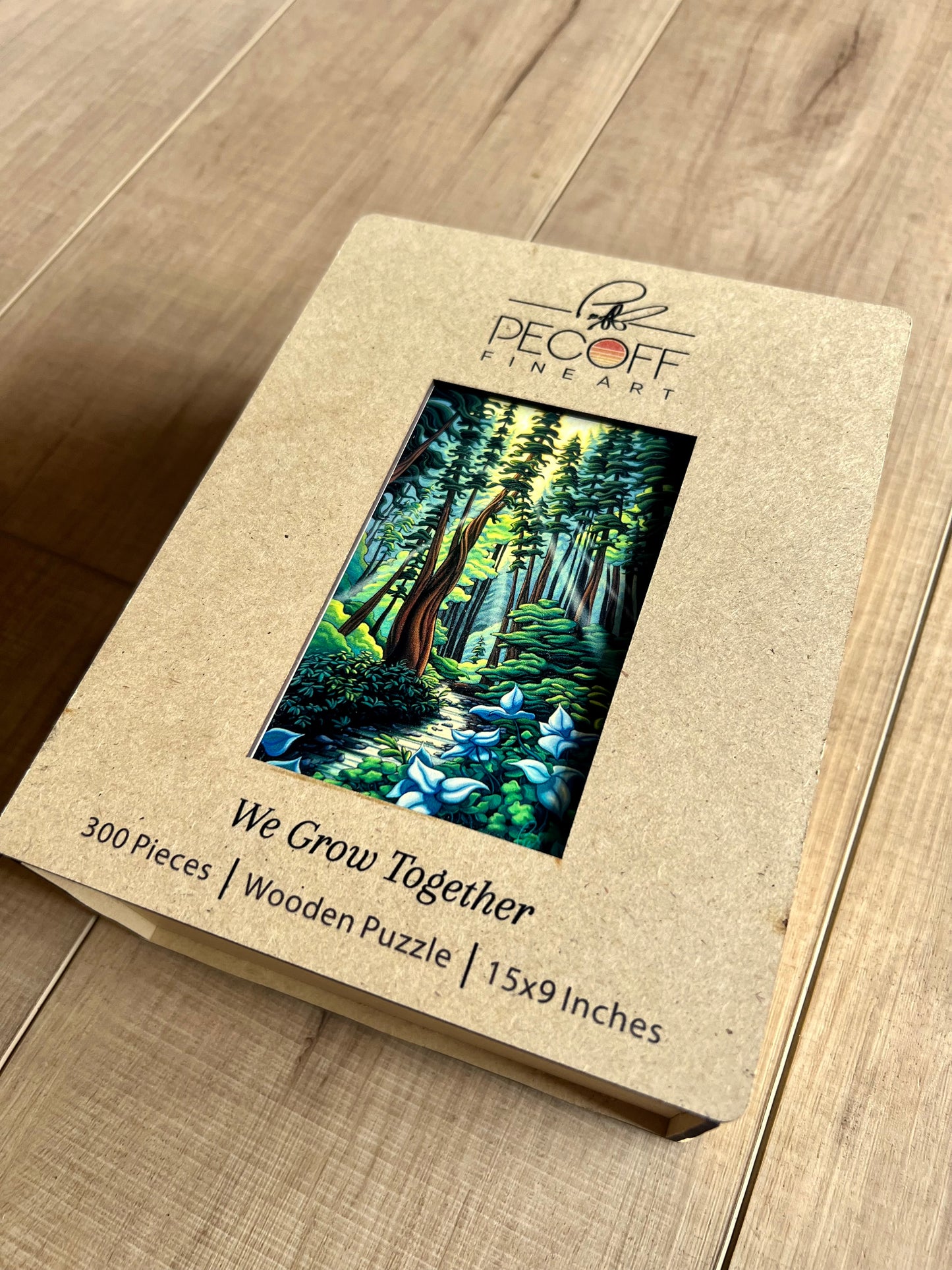 We Grow Together Artisanal Wooden Puzzle