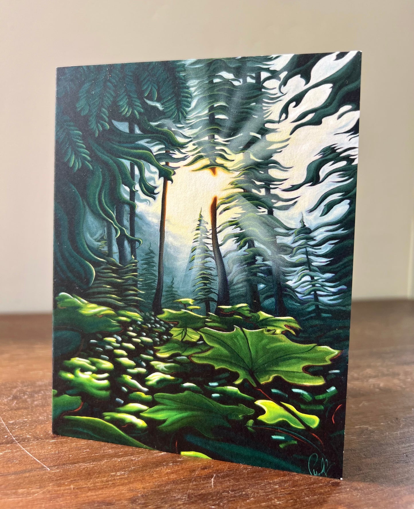 Light in the Forest Notecard