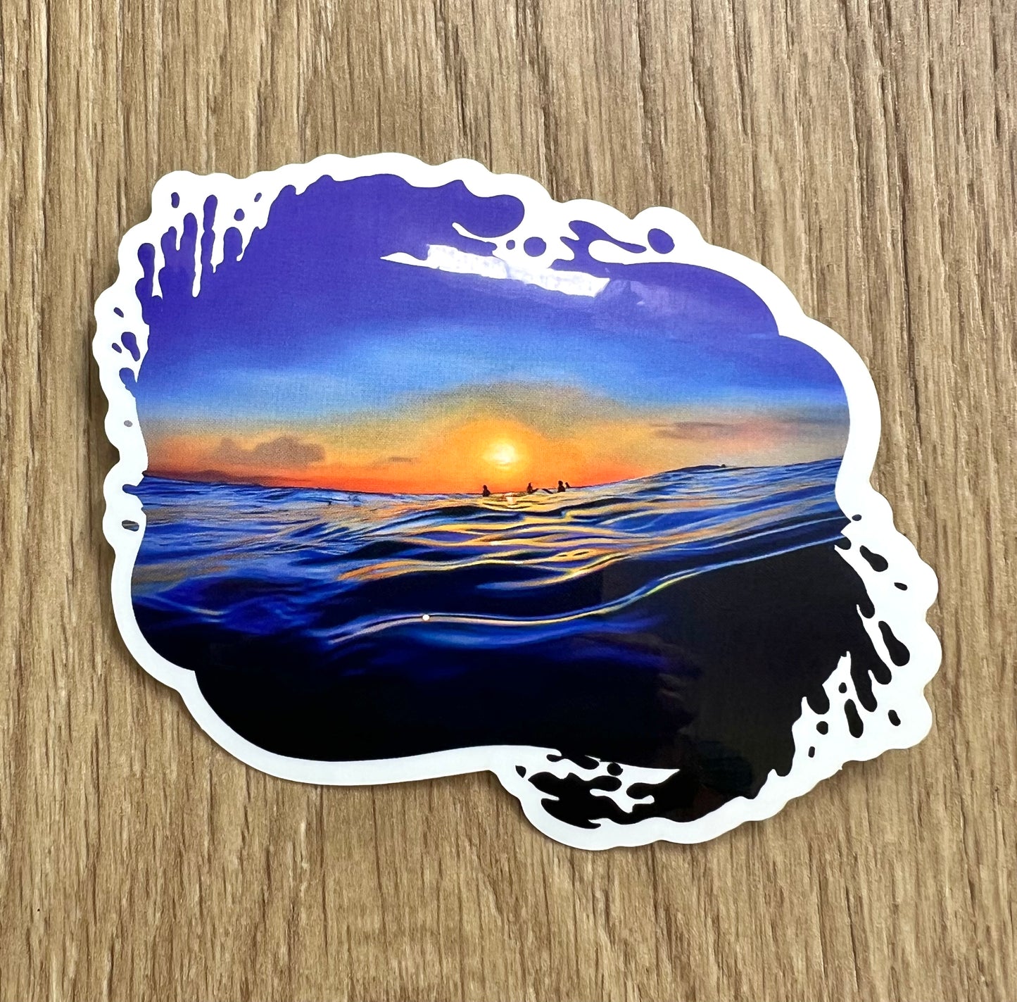 Sunset Surf Sticker