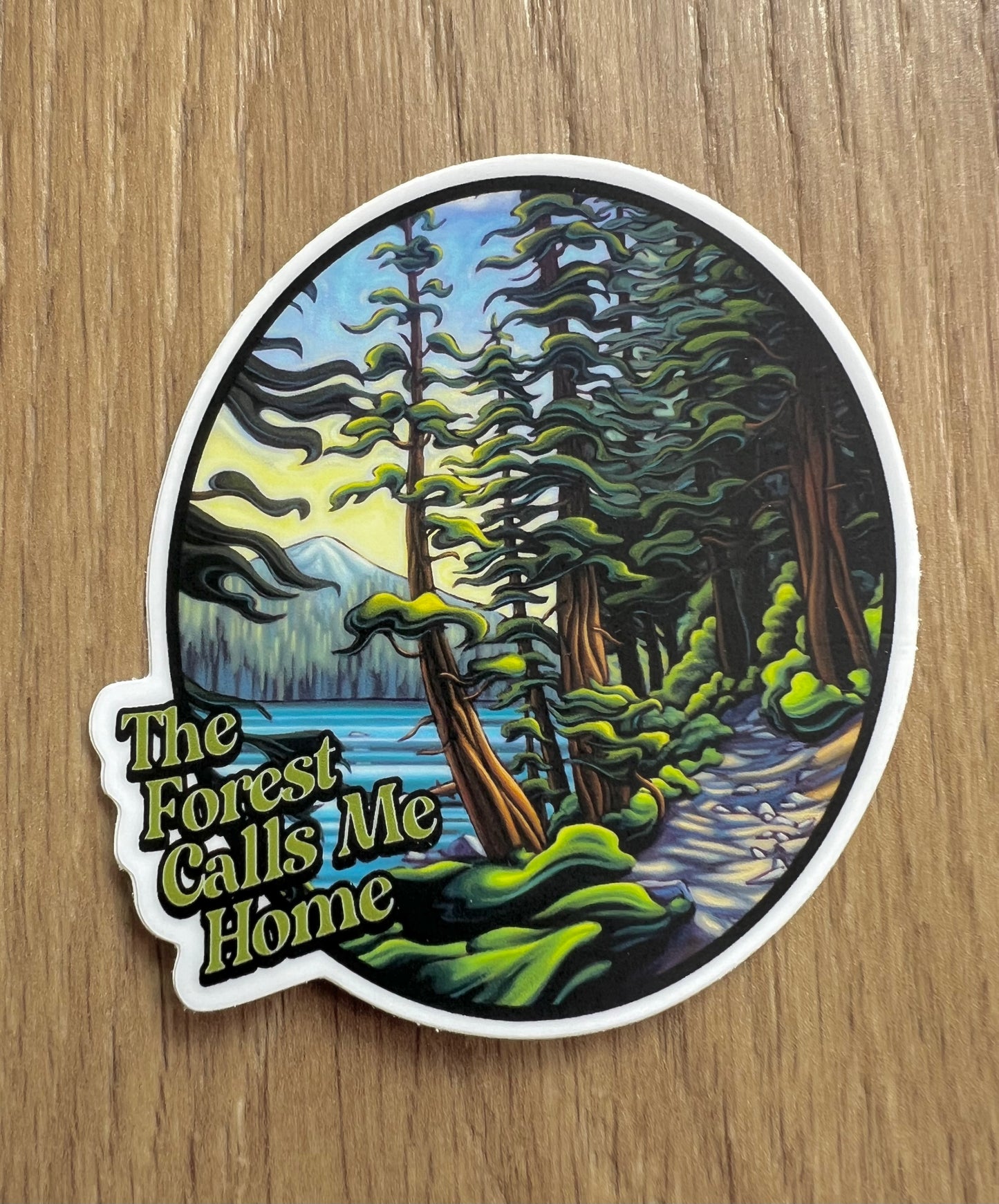 Forest Calls Me Home Sticker