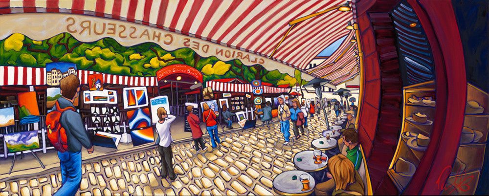 Afternoon Stroll at the Art Cafe