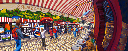 Afternoon Stroll at the Art Cafe