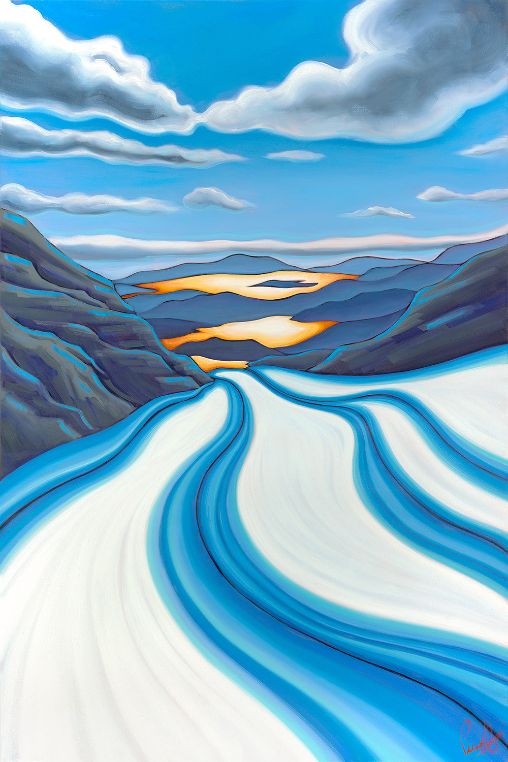 Alchemy of Ice Matted Print 8x10 (11x14 mat)