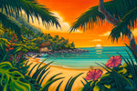Aloha Paradise Original Oil