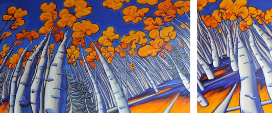 Aspens Turning Diptych