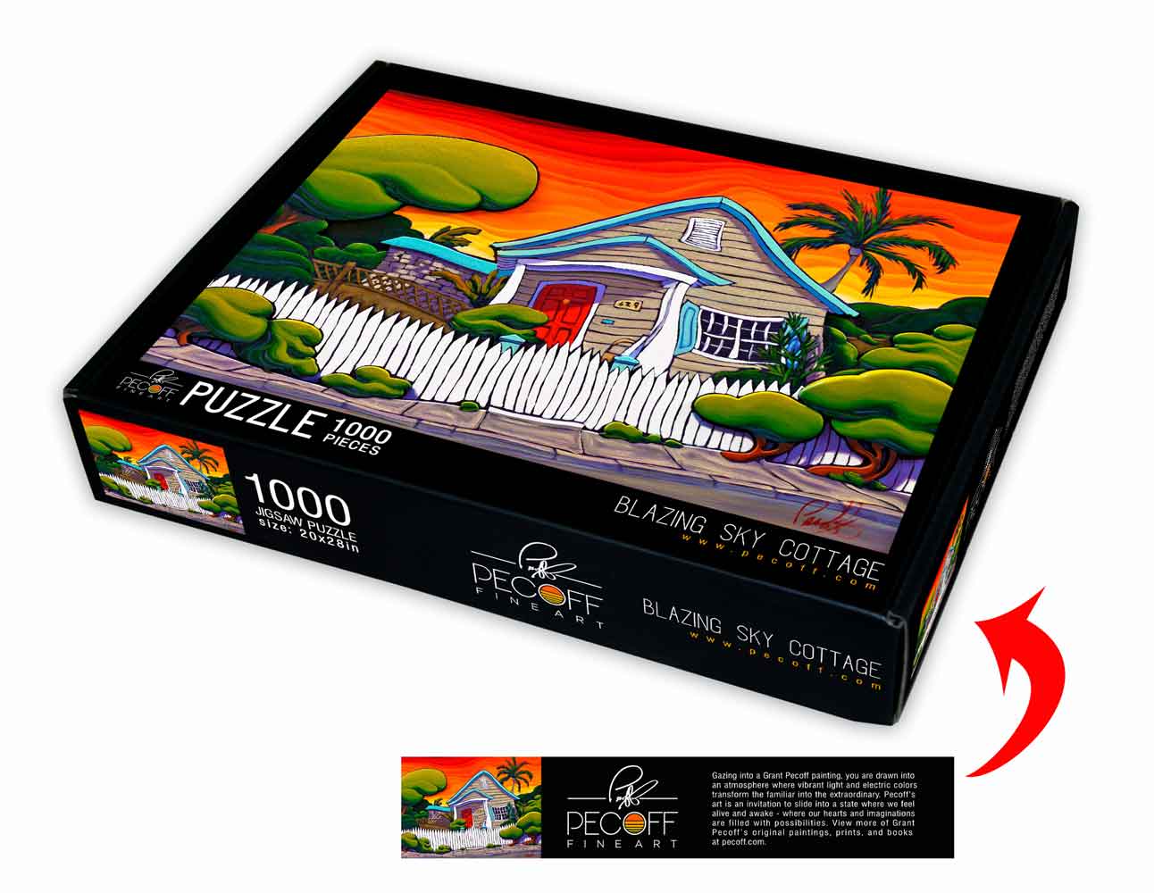 Blazing Sky Cottage Puzzle