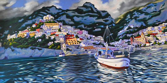 Coming Home to Positano Original Oil
