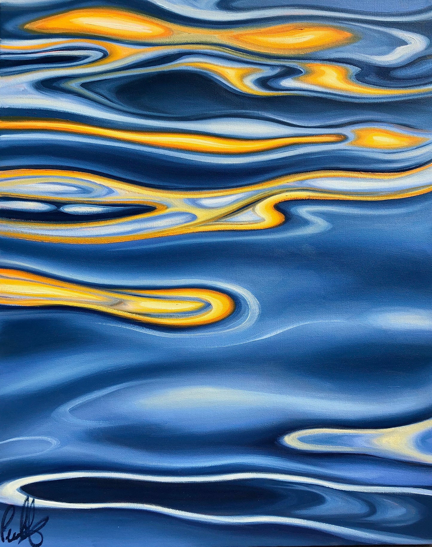 Electric Colors in the Blue