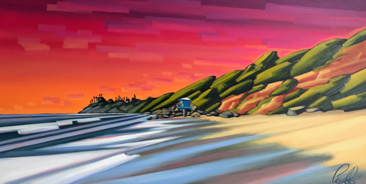 Sunset in Pink at San Elijo