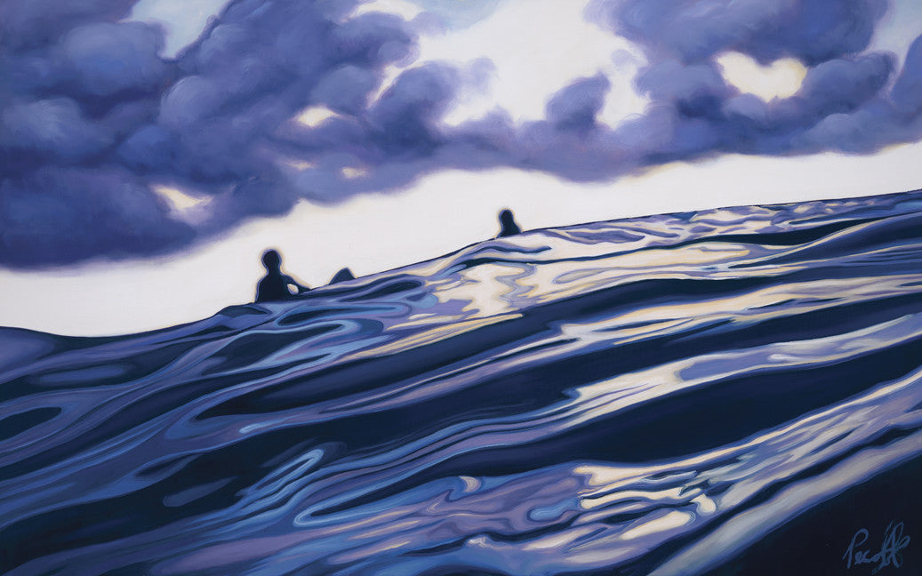 End of the Day Perfect Giclee on Metal