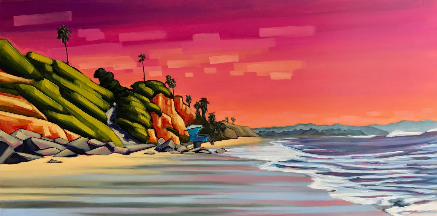 Electric Sunset Over Cardiff