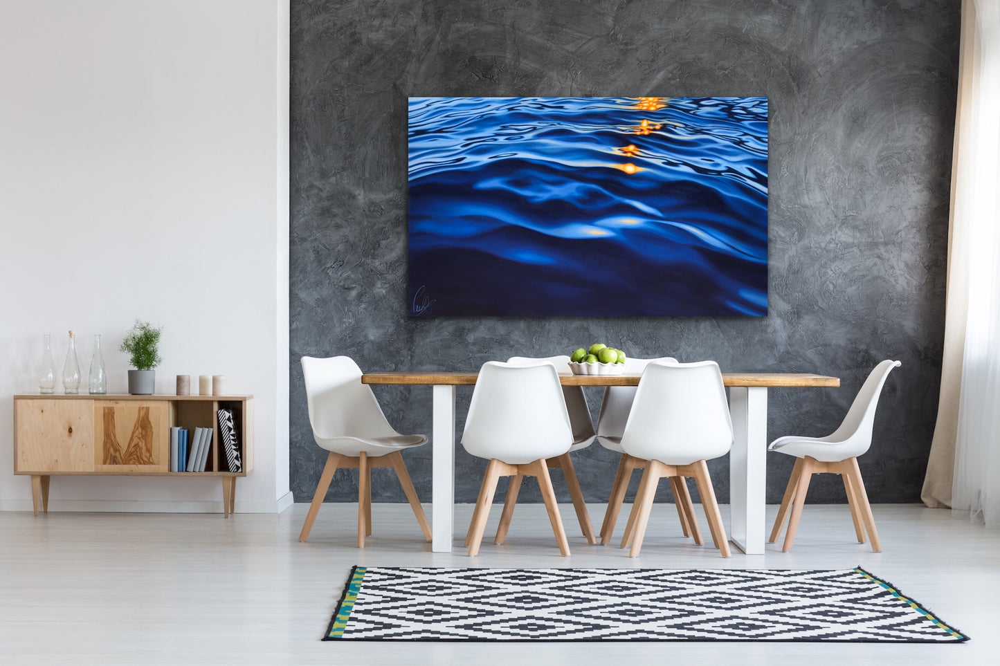 Shimmering Sunlight on the Blue