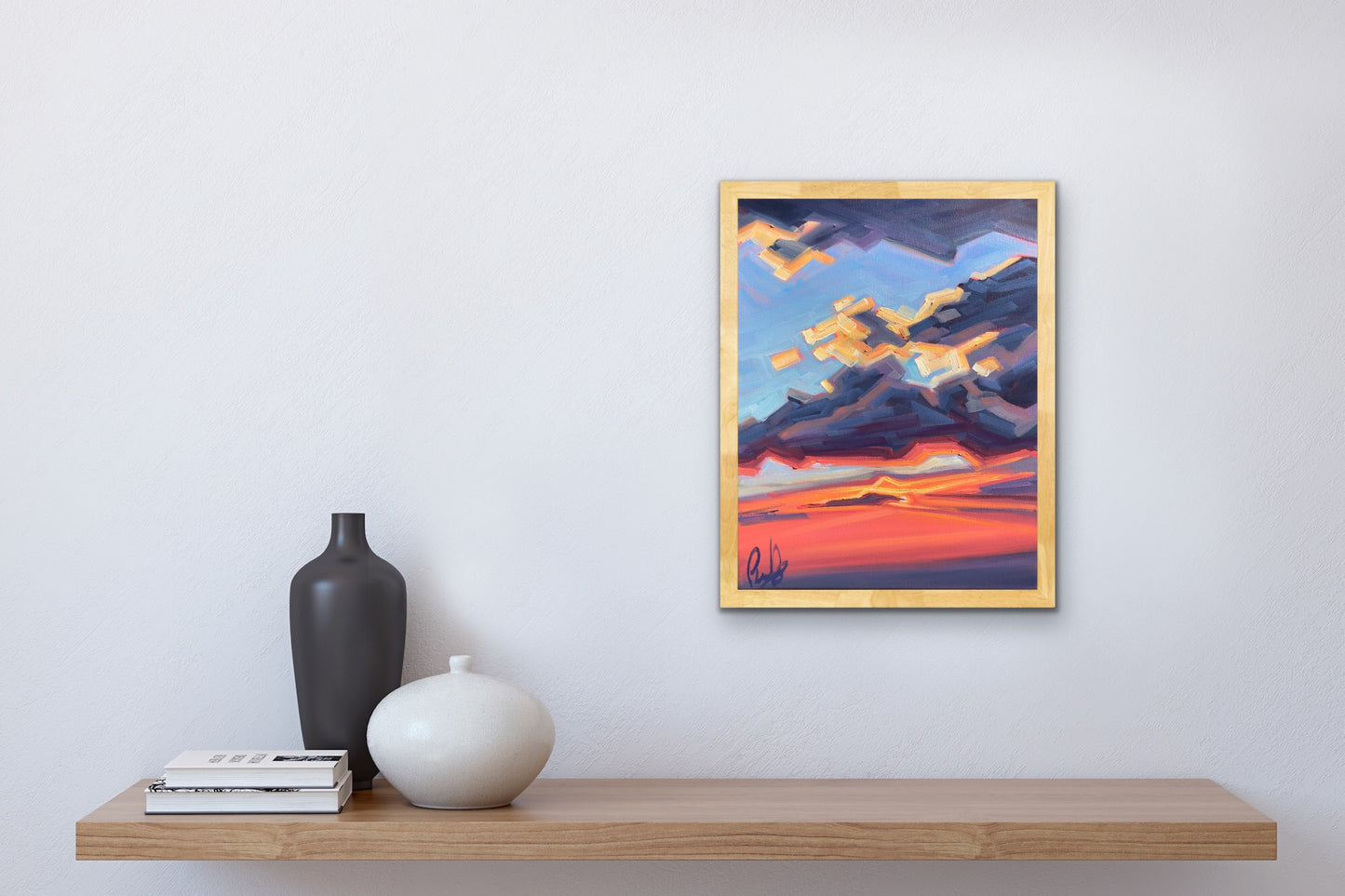 Edges of Clouds Being Illuminated by the Sun