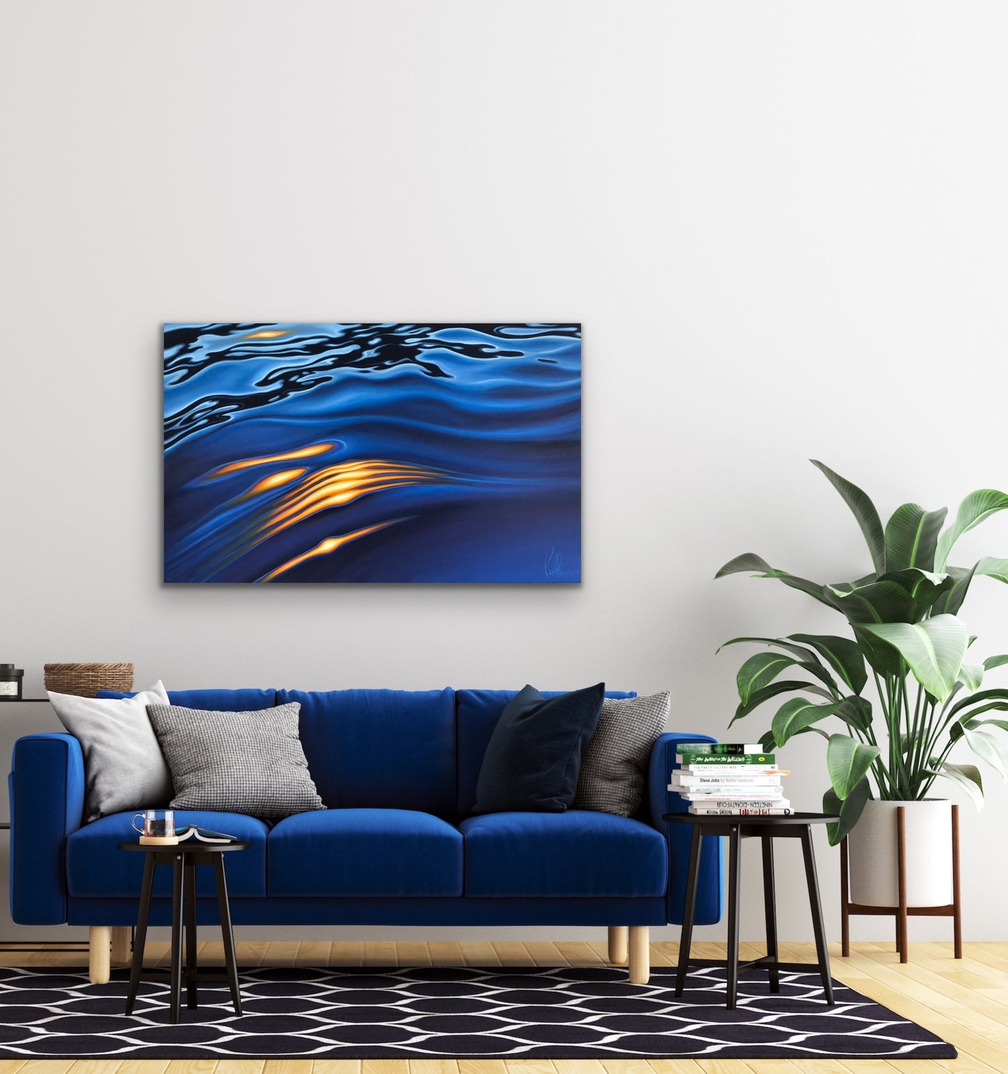 Light Waves Rippling on the Water Original Oil