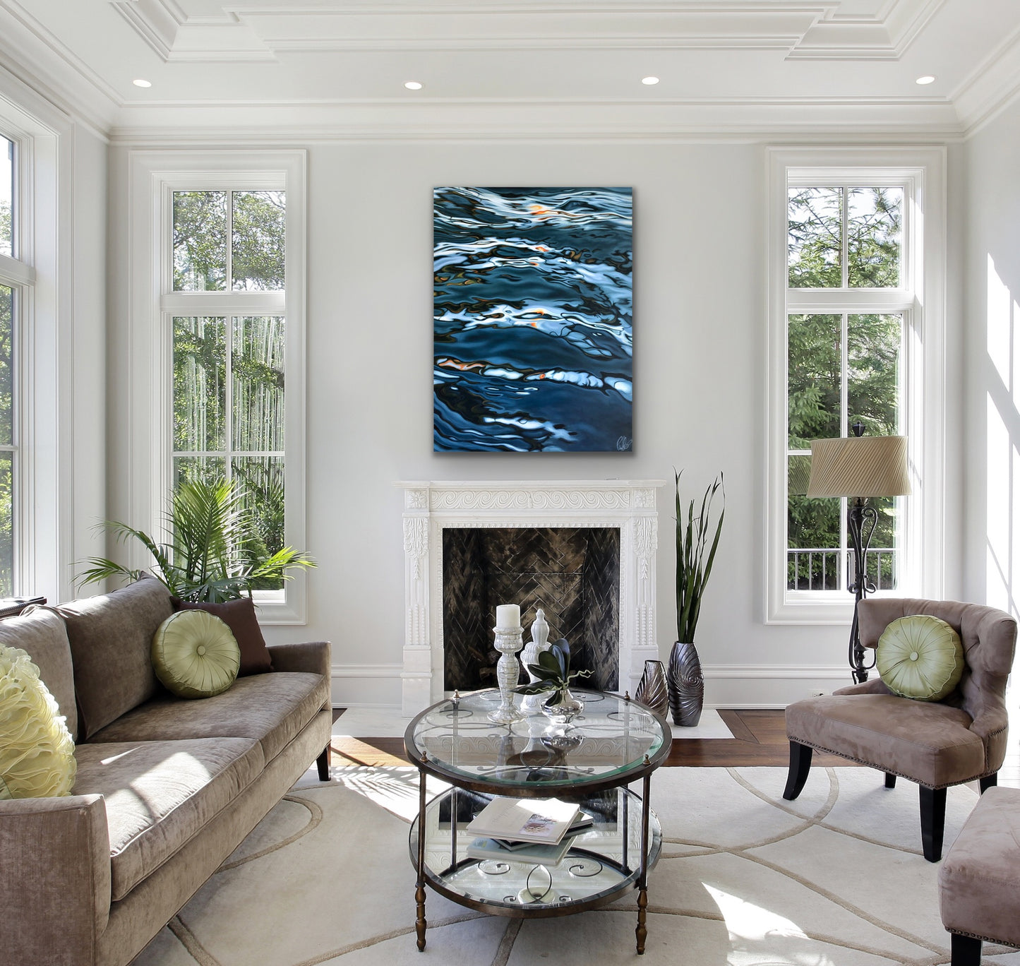 Black Sand Reflections Original Oil