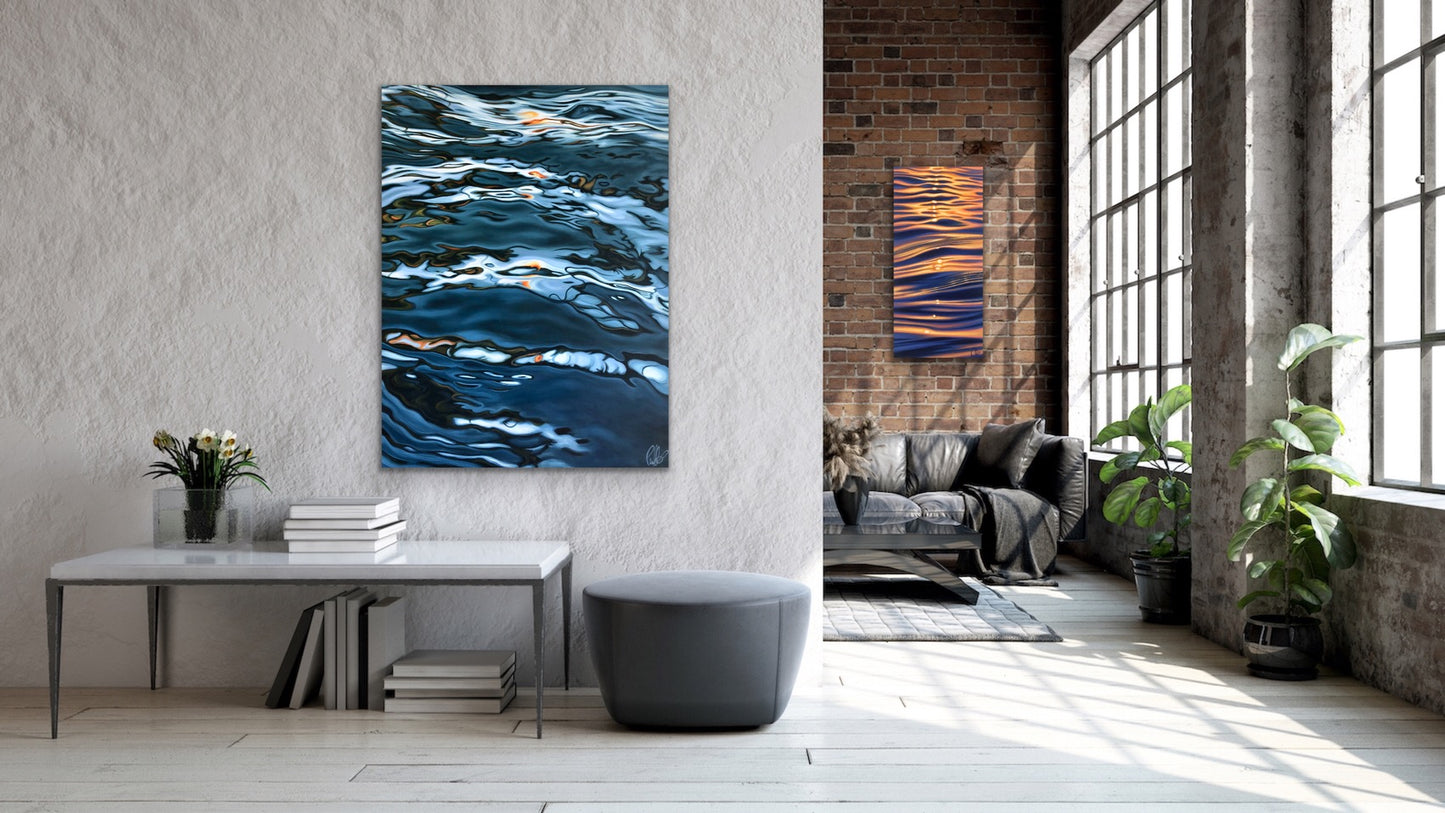 Black Sand Reflections Original Oil