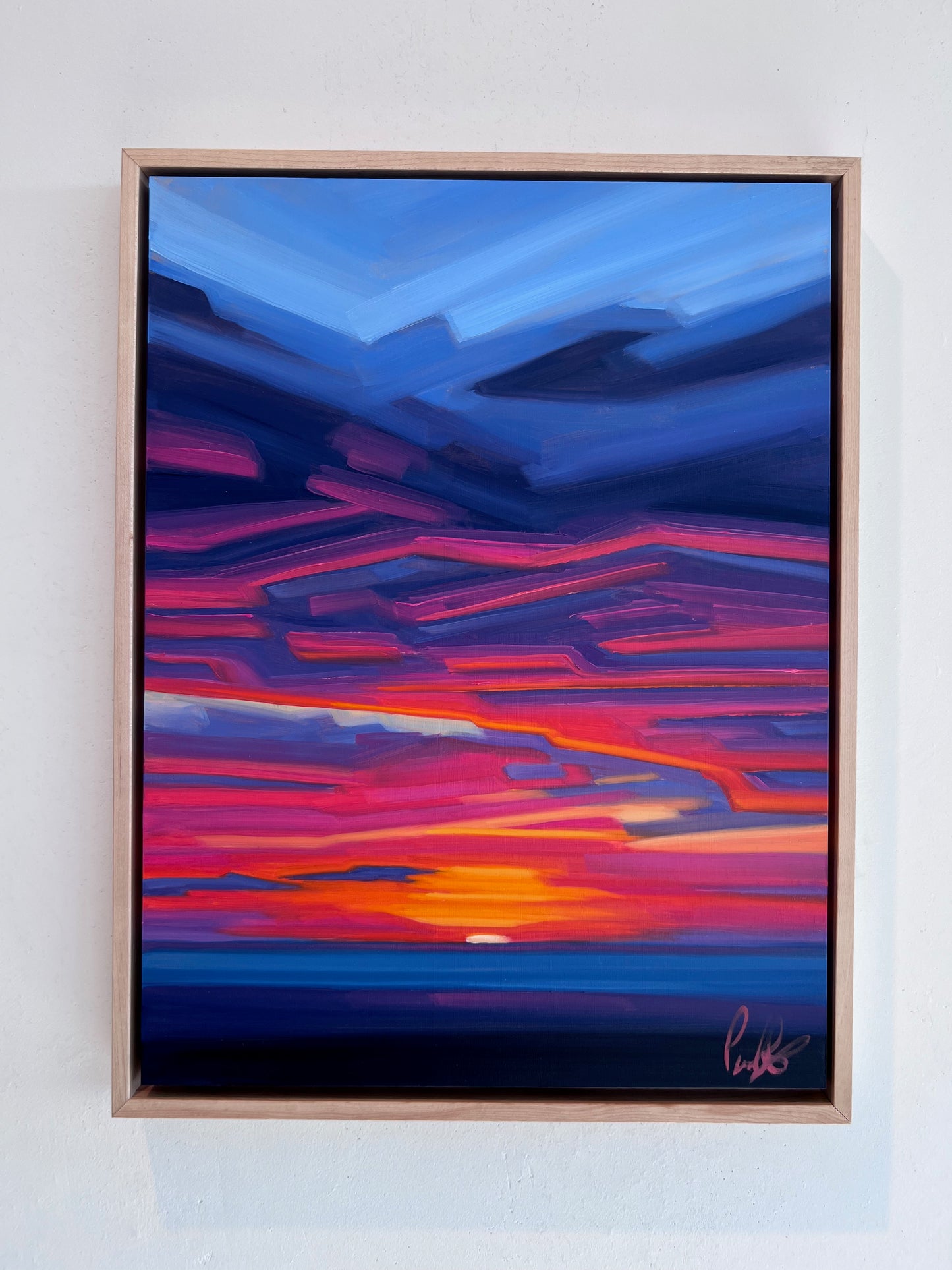 Clouds Painted Red With the Sun