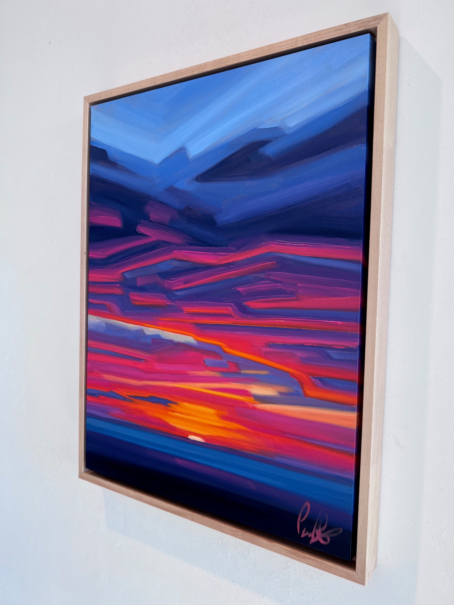 Clouds Painted Red With the Sun