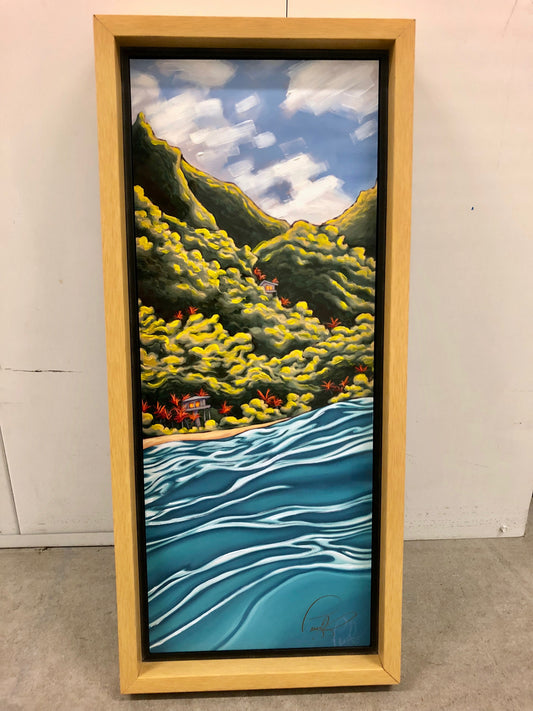 Jungle Ohana Artist-Enhanced Framed Metal Giclee