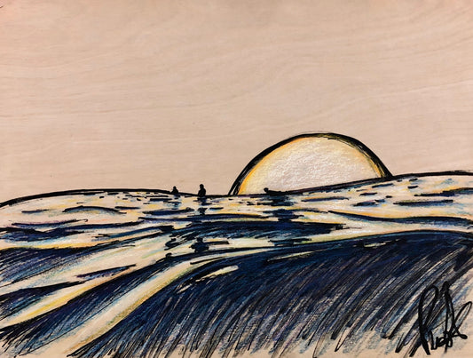 Color Study for Sunset Glass