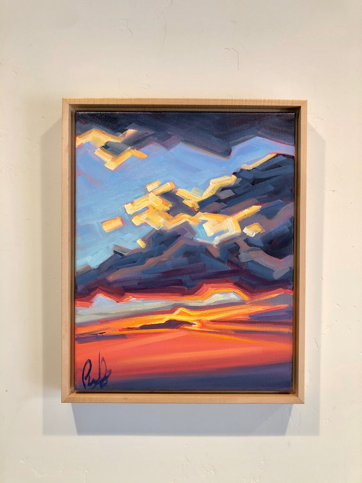 Edges of Clouds Being Illuminated by the Sun