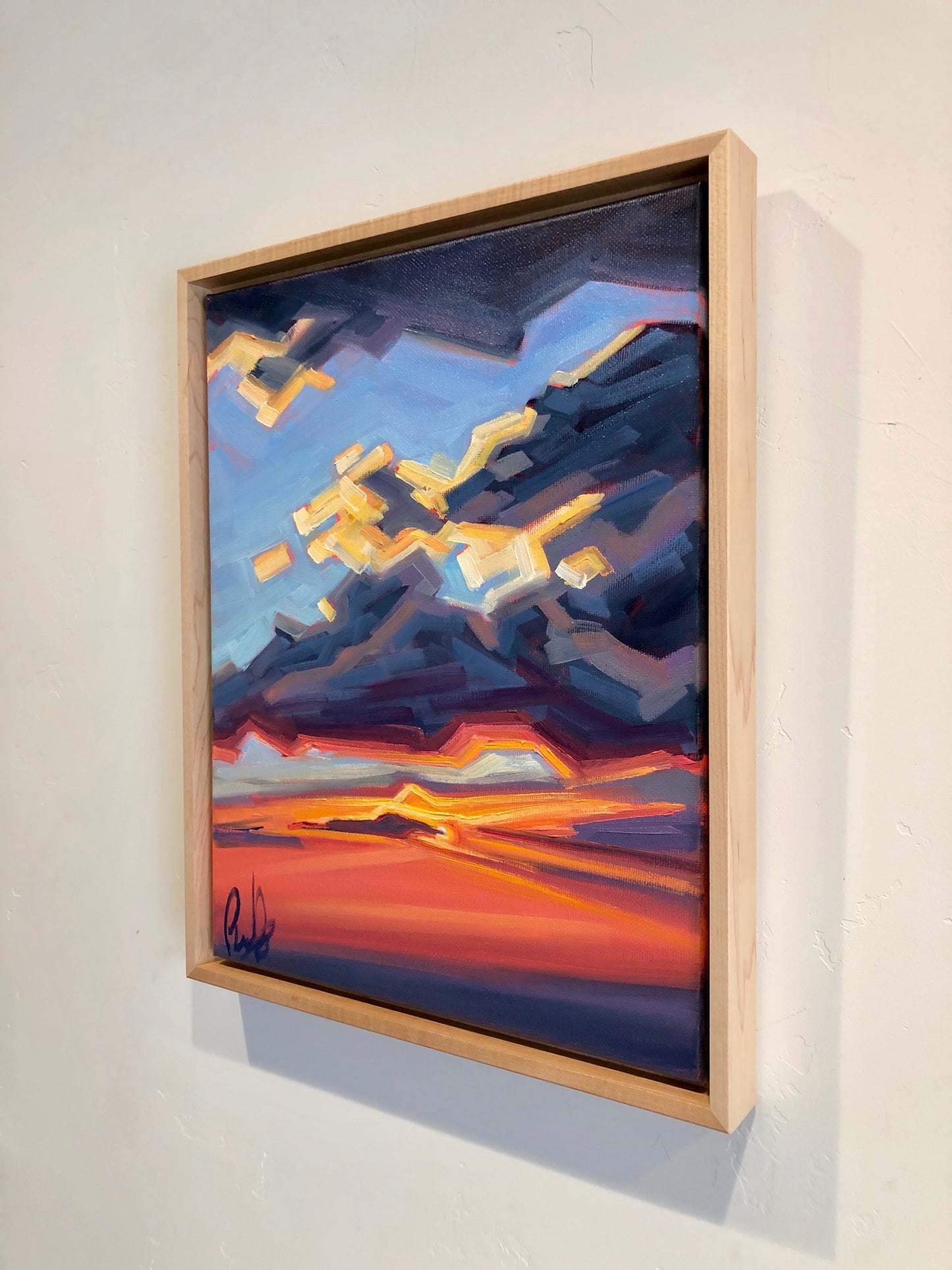 Edges of Clouds Being Illuminated by the Sun