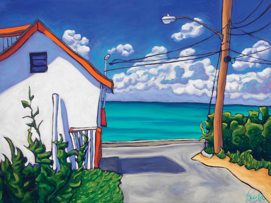 Intense Light of the Midday Sun Perfect Giclee on Metal