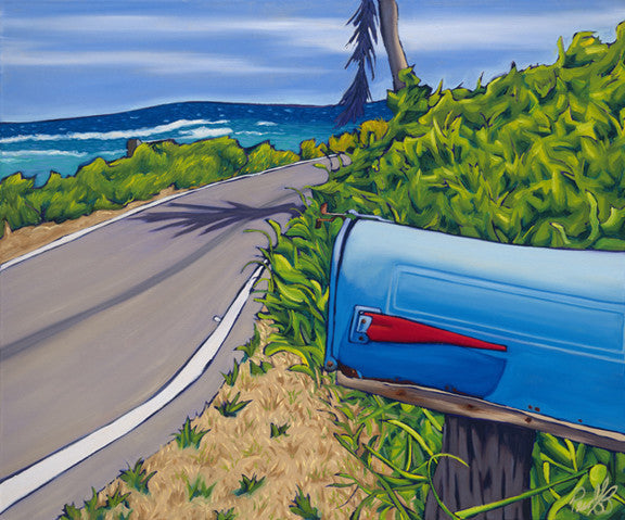 Island Mail Perfect Giclee on Metal