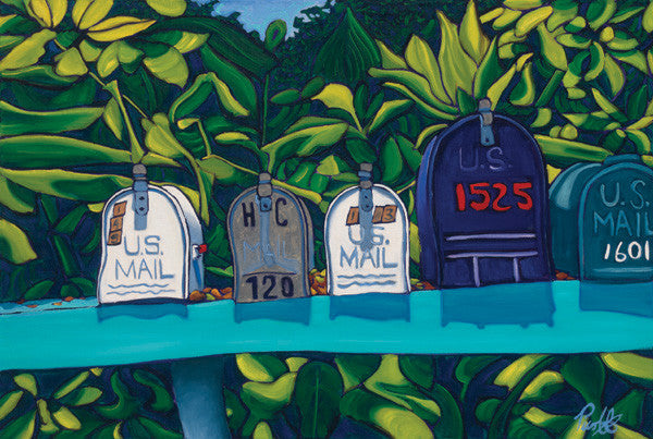 Jungle Mail Perfect Giclee on Metal