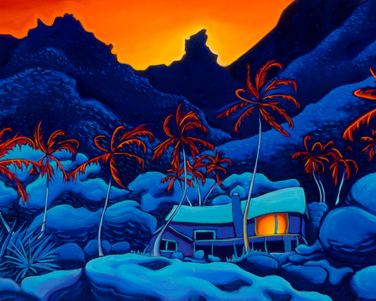 Jungle Twilight Matted Print 8x10 (11x14 mat)