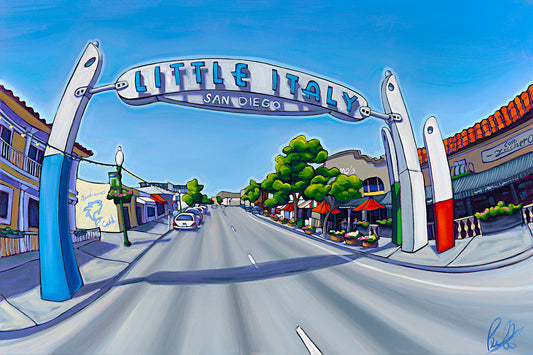 Little Italy Matted Print 8x10 (11x14 mat)