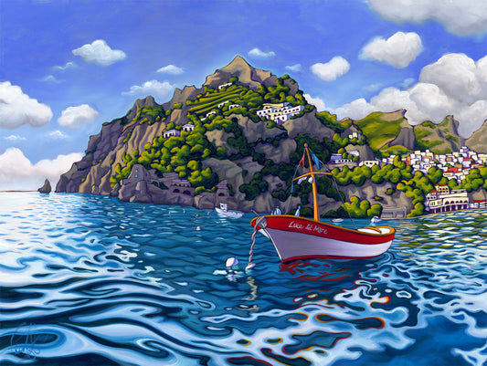 Luce del Mare Pefect Giclee on Metal