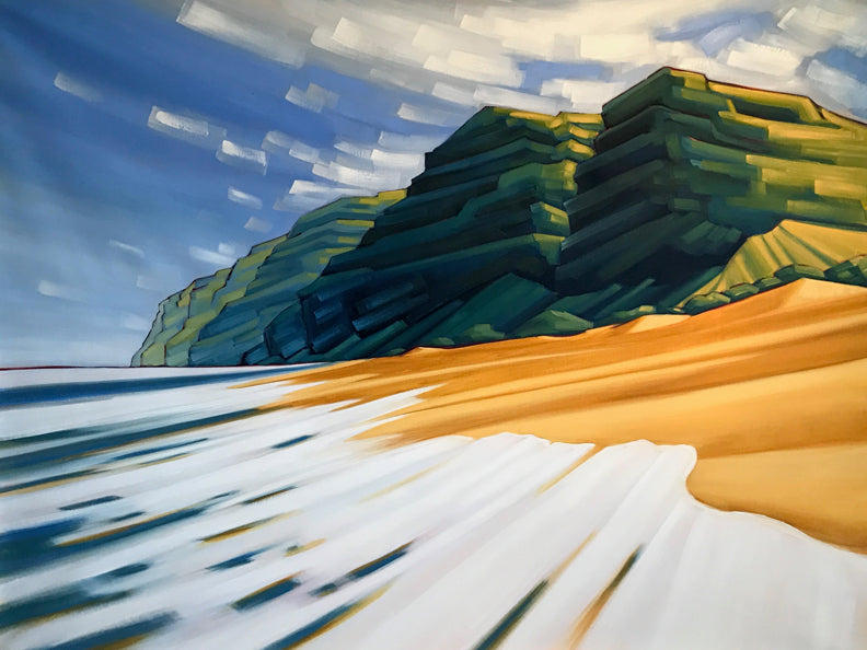 Sacred Breath of Polihale Matted Print 8x10 (11x14 mat)