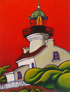 Lighthouse in Red