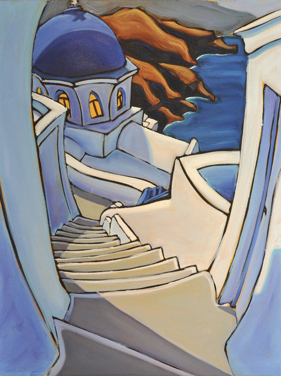 Santorini Alleyway