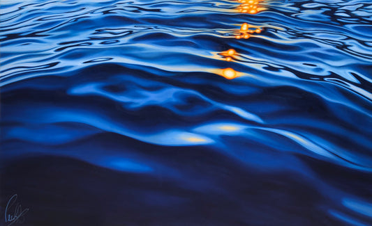 Shimmering Sunlight on the Blue