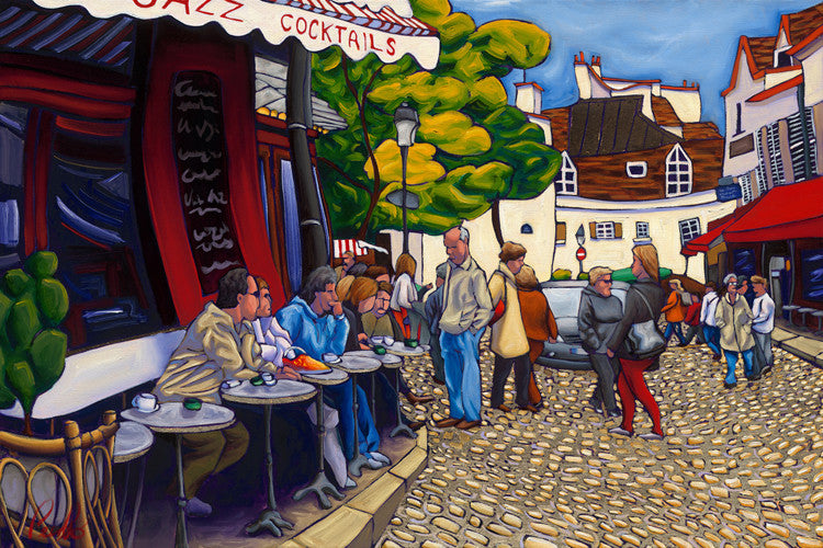 Shimmering Streets of Montmartre